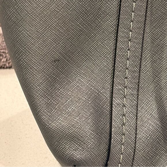 Coach Silver Metallic City Tote - Picture 4 of 8